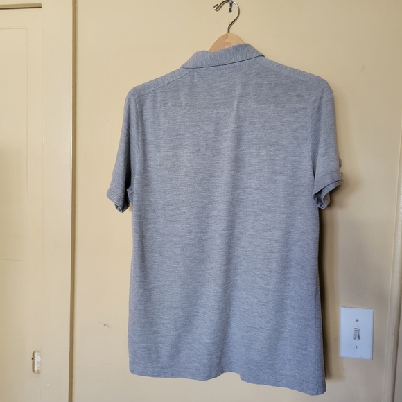 Ted Baker Heather Gray Polo Shirt - Picture 3 of 9
